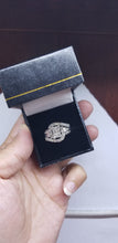 princess & Round Diamond Ring 2.08 Carat ,14K 9.3gr White Gold Ring , Size 7,Rin