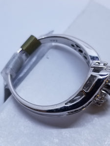 1.00 Carat Marquise Diamond Ring,14K 4.8gr White Gold , Size 6