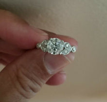 Solitaire Engagement Ring,1.83 Carat, Center 1.63 F I2 Diamond , Platinum