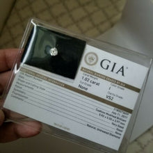 GIA Certified I VS2 1.02 Ct Diamond Cushion Cut,White Color Clean Dia. VG,Good