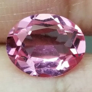 Pink Topaz oval 2 pic. 10x8 beautiful color