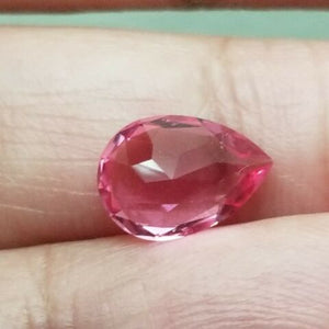 Pink Topaz pear shape 2 pic. 10x7 beautiful color