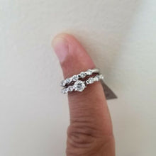 Engagement Wedding set ,0.85 Carat Diamond Ring ,14K White Gold 7gr., Size 5