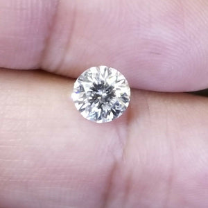 3.33 Carats Moissanite Diamond Round Cut 10mm ,White Color G VS1