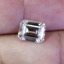 4.88 Carats Moissanite Diamond Emerald Cut 11X9mm ,White Color G VS1