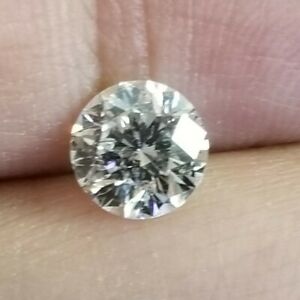 1.25 Carats Moissanite Diamond Round Cut 7.5mm ,White Color G VS1