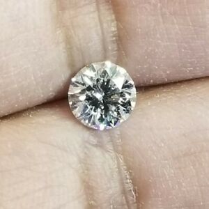 1.25 Carats Moissanite Diamond Round Cut 7.5mm ,White Color G VS1