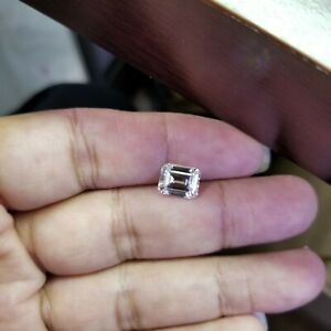 4.88 Carats Moissanite Diamond Emerald Cut 11X9mm ,White Color G VS1